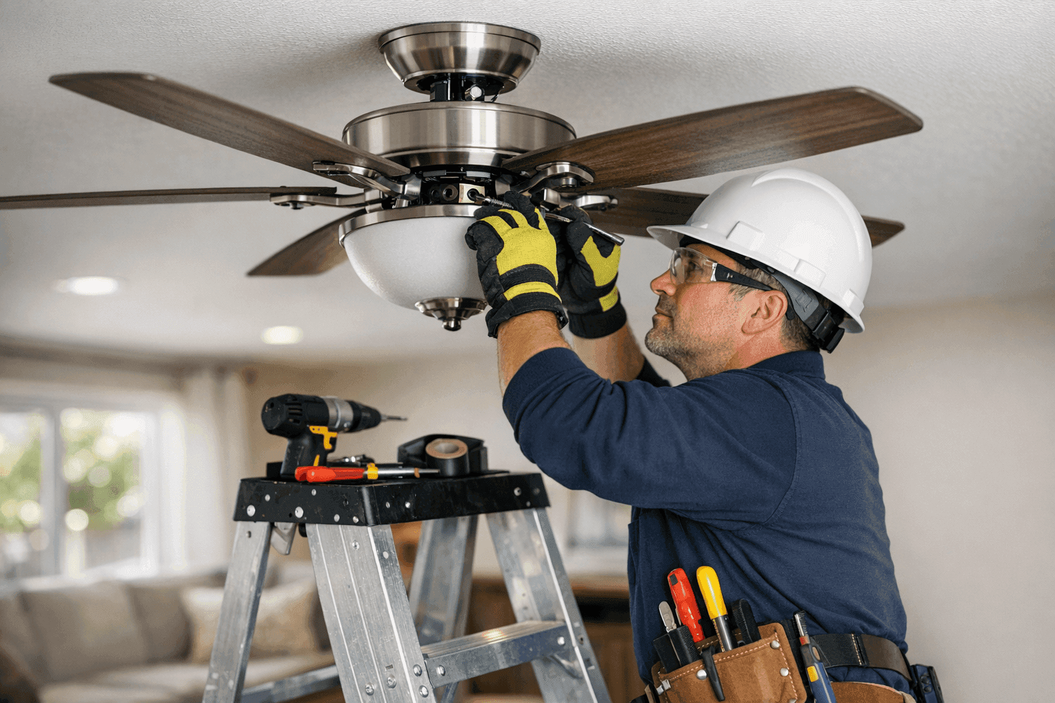Ceiling Fan Installation: DIY vs. Hiring a Pro