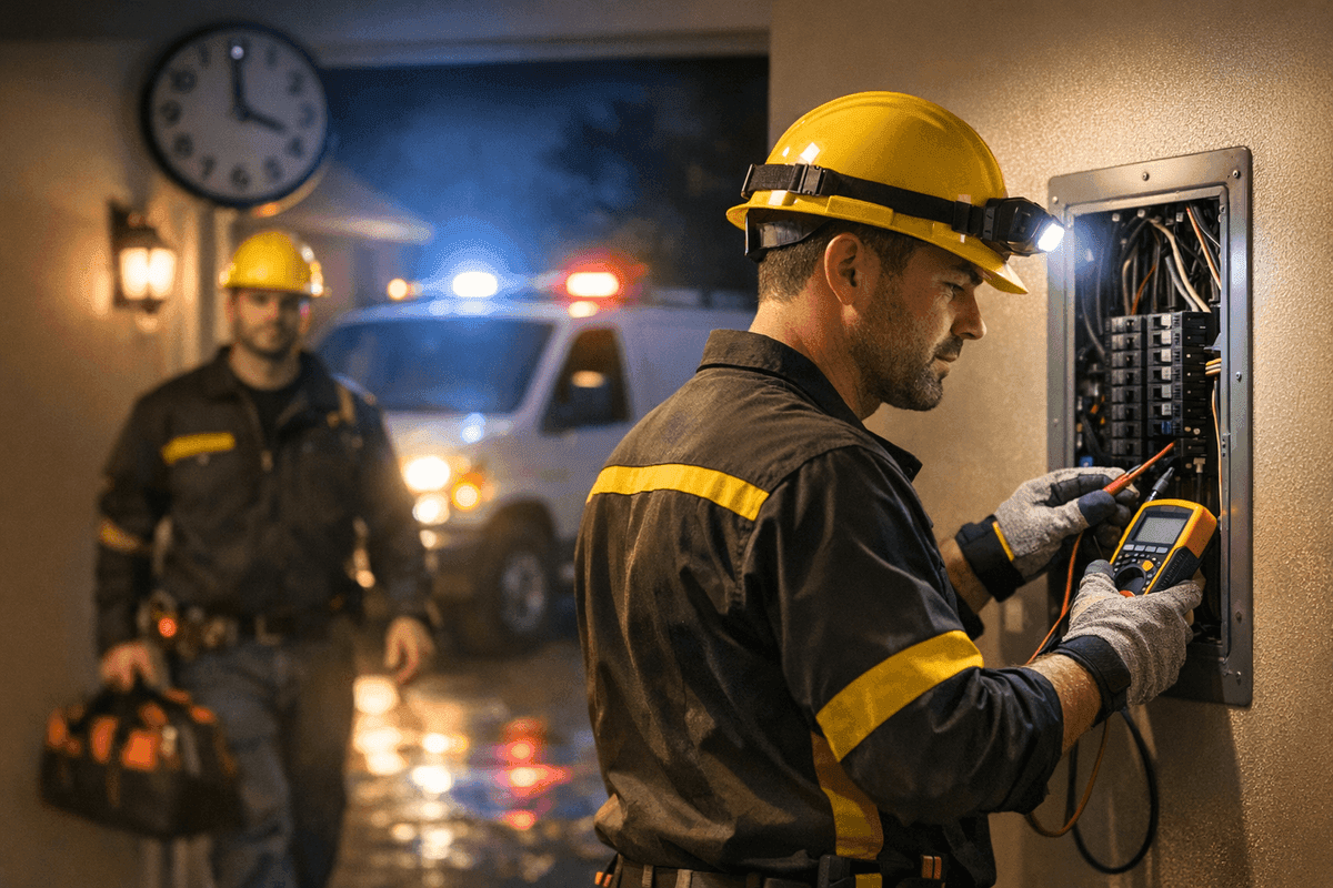 24 Hour Service service by Lighteq Electric