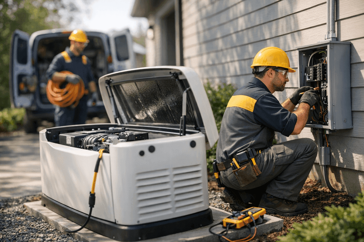 Backup Generators service by Lighteq Electric