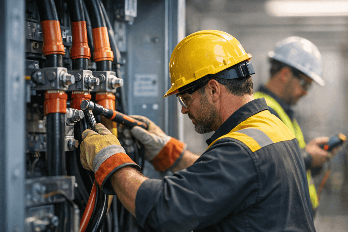 High-Voltage Wiring service by Lighteq Electric