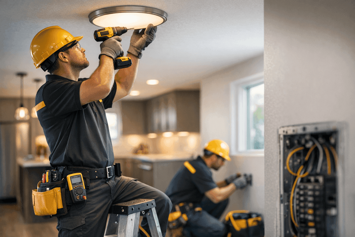 Installations service by Lighteq Electric