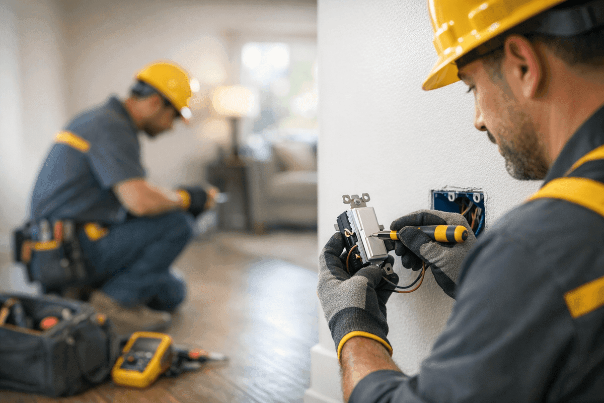 Outlets & Switches service by Lighteq Electric