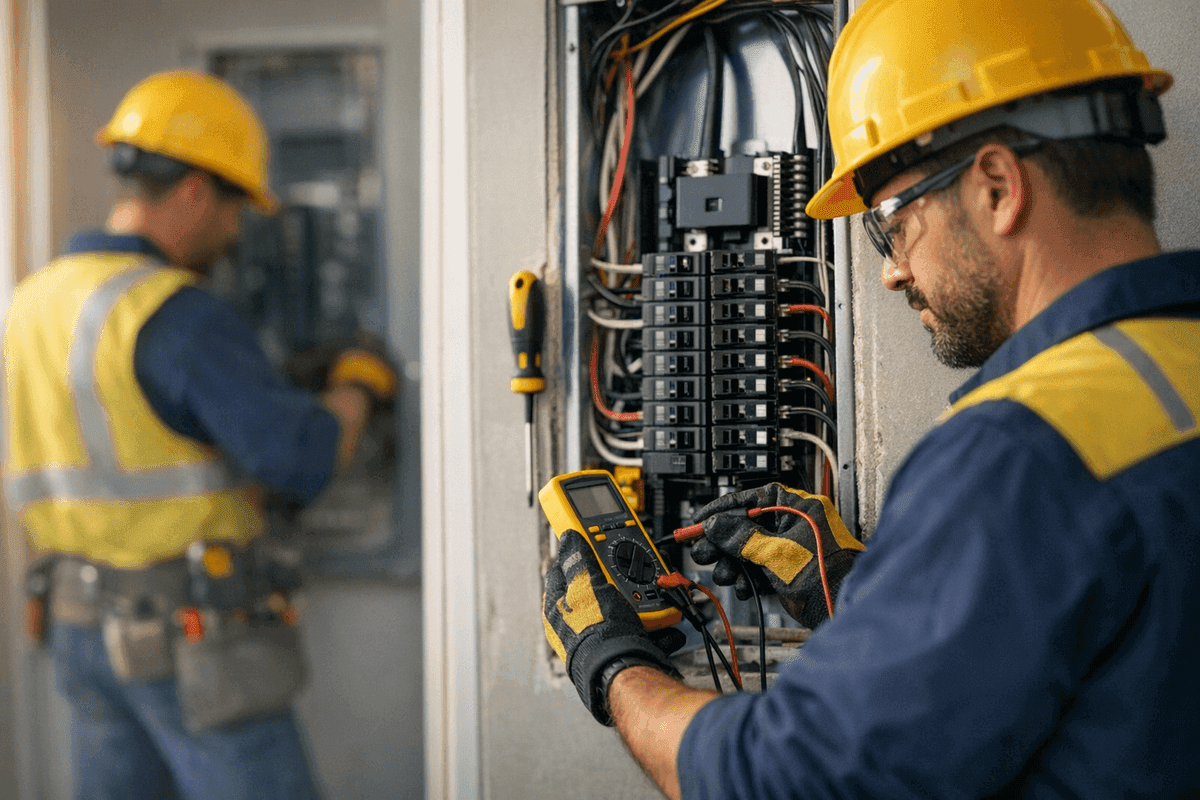 Panels & Breakers service by Lighteq Electric