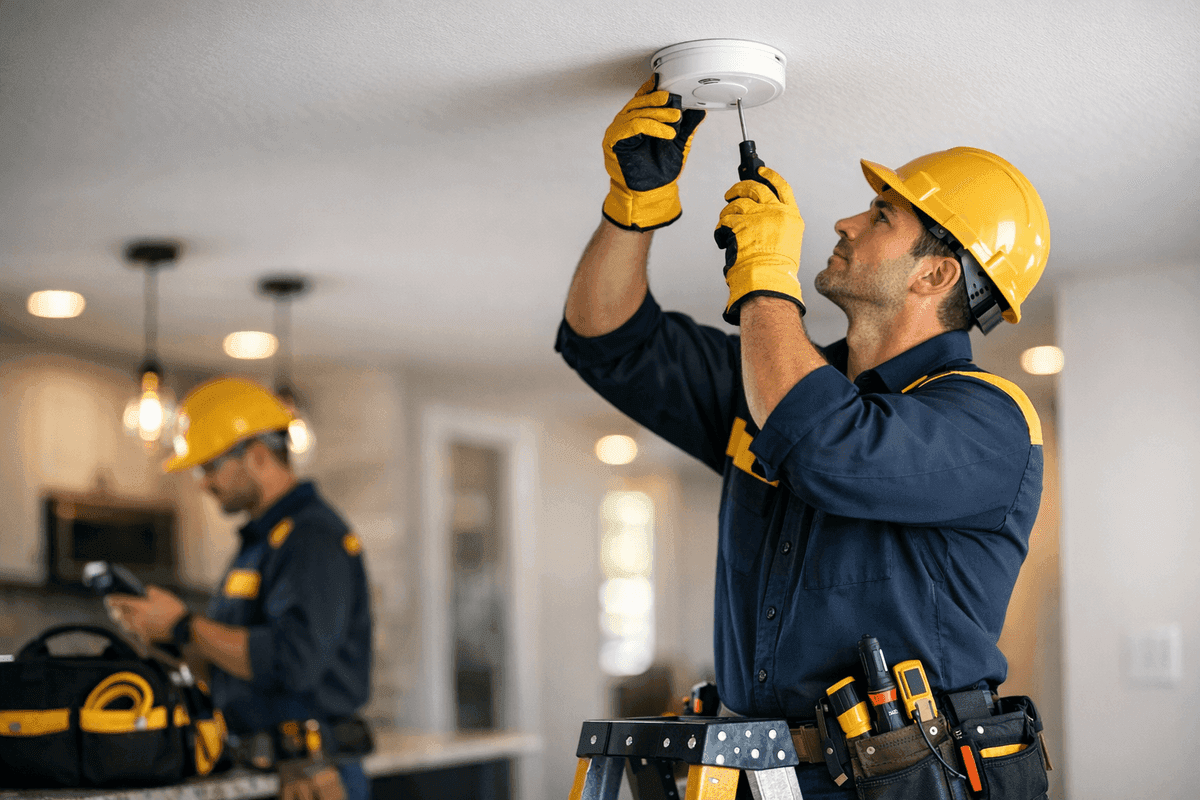 Smoke & Carbon Monoxide Detectors service by Lighteq Electric